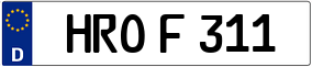 Truck License Plate